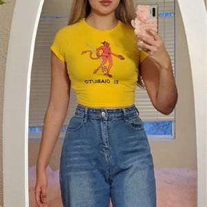 El diablito crop top